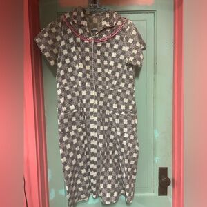 1960s cotton house dress